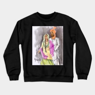 Punjabi couple Crewneck Sweatshirt